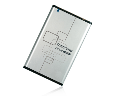 250GB StoreJet™ 2.5 SATAポータブルHDDを発表 - トランセンド｜メモリ