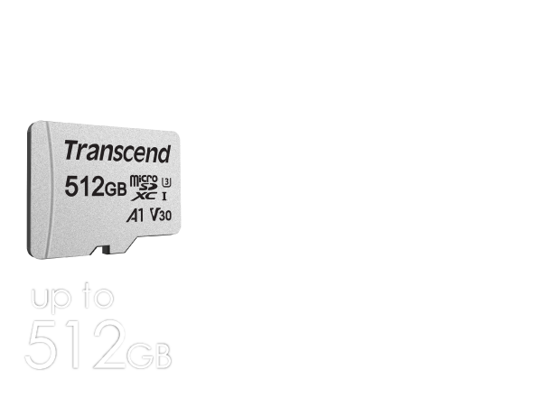 TS128GUSD300S-A Transcend 128GB UHS-I U3 microSD with Adapte Read 95MB/s  Write 45MB/s 