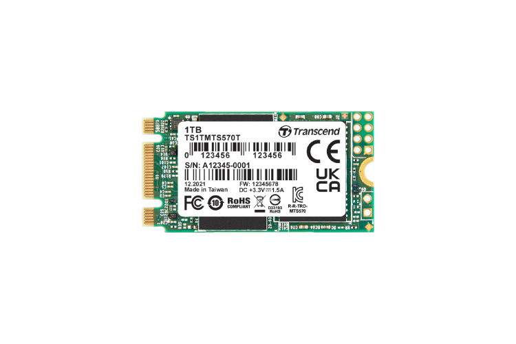 Transcend 産業用 高信頼 高耐久 M.2 SATA SSD 128GB