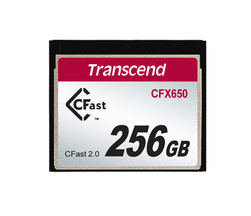 Transcend CFX650 CFast 2.0 256GB トランセンド