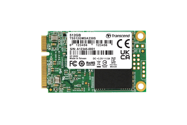 mSATA SSD 230S | mSATA SSDs - トランセンド｜メモリ製品のスペシャリスト