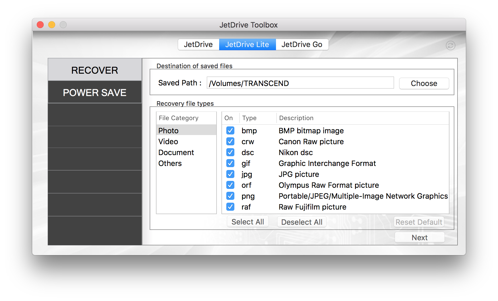 Jetdrive toolbox 